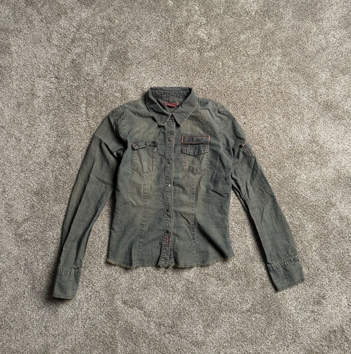 Other NAT’L VELVET SAND FADE “PATCHWORK” DENIM JACKET Size XS / US 0-2 / IT 36-38 - 1 Thumbnail