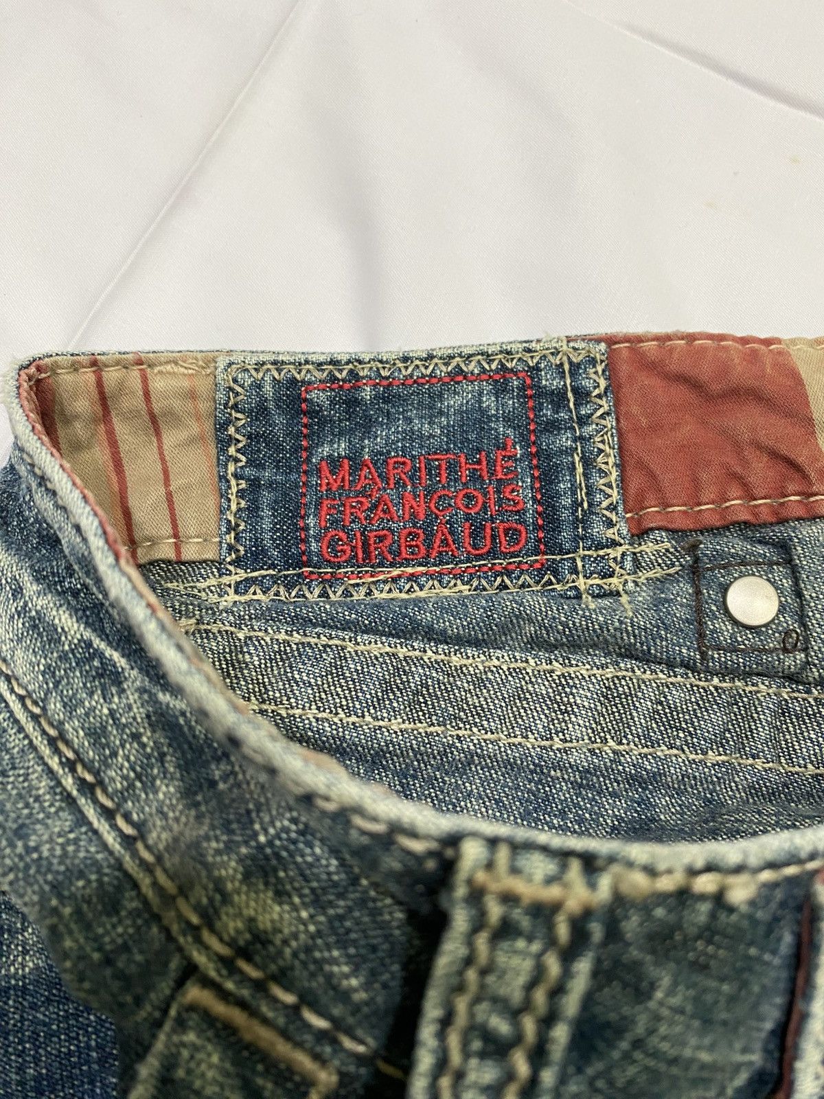 Marithe + Francois Girbaud Japanese brand X marithe francois girbaud flare cowboy jeans Size US 28 / EU 44 - 13 Thumbnail