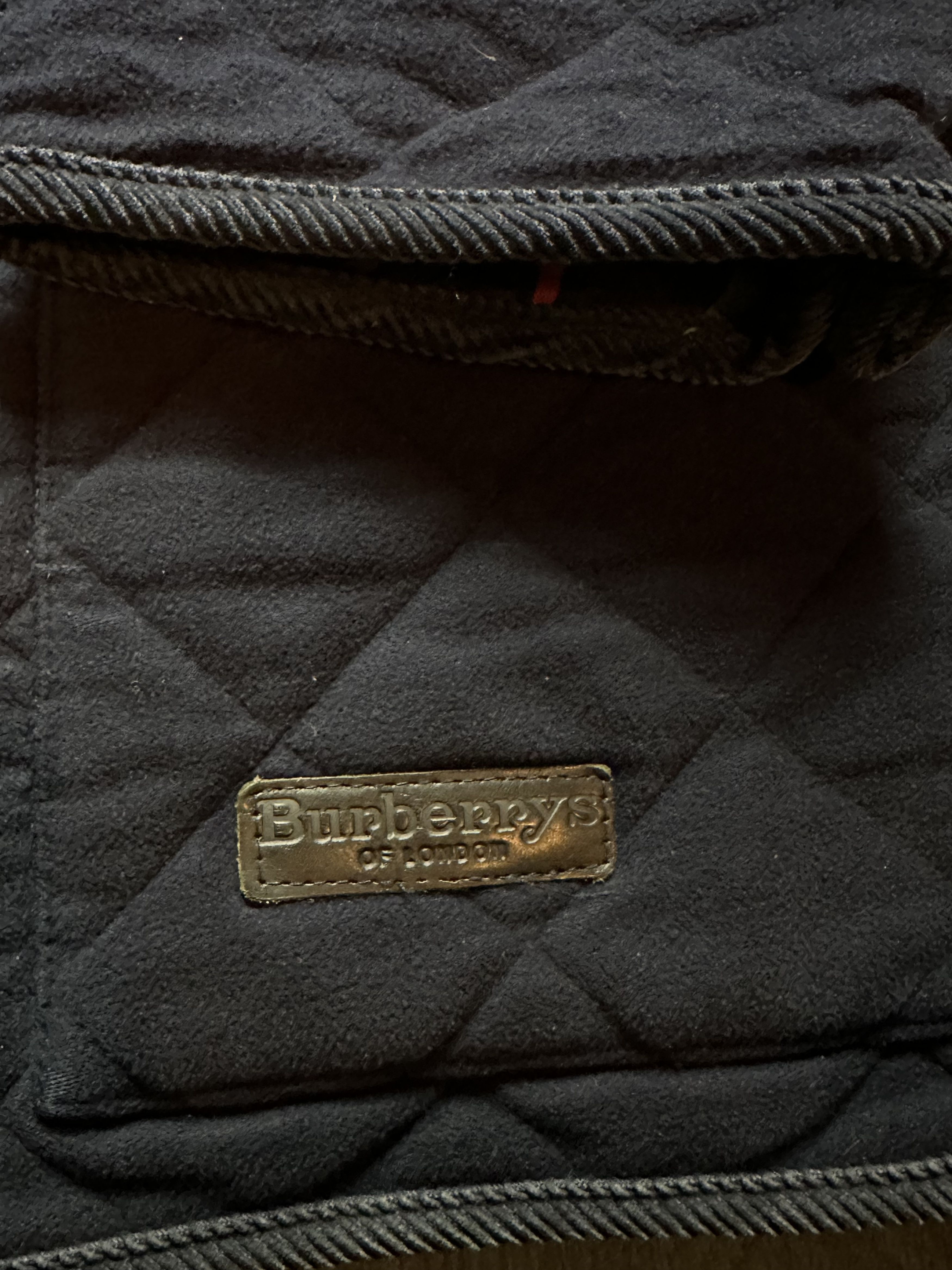 Burberry × Vintage Vintage Quilted Burberry Lined Smokers / Overcoat Jacket Size US L / EU 52-54 / 3 - 7 Thumbnail
