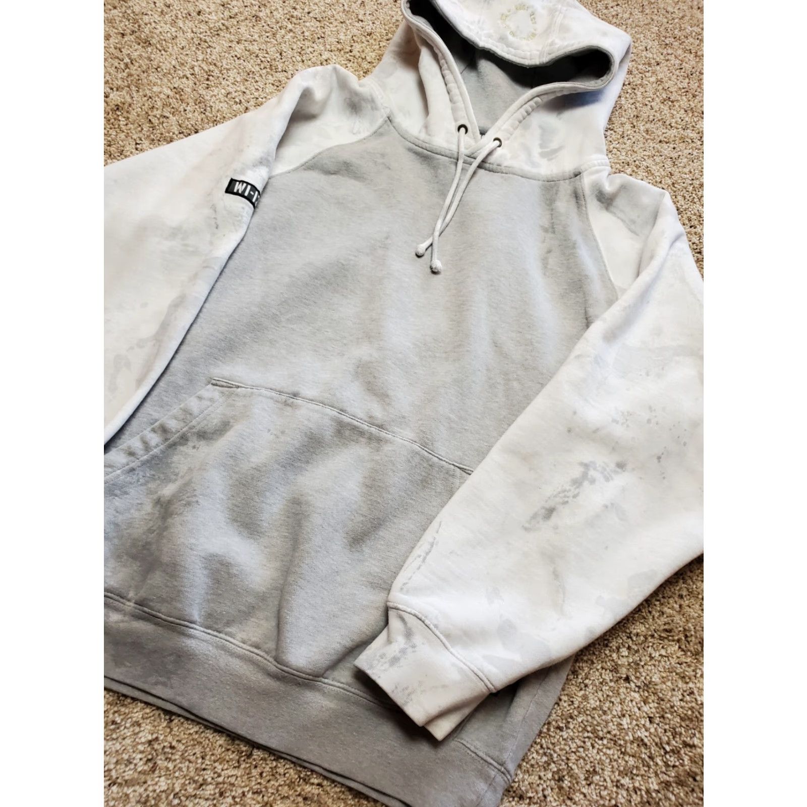 World Industries VINTAGE World Industries Hoodie Men Large Gray Pullover Distressed Y2K Stars Embroidered Regular Fit Zip Sweater Sweatshirt - Mens Size US L / EU 52-54 / 3 - 2 Thumbnail