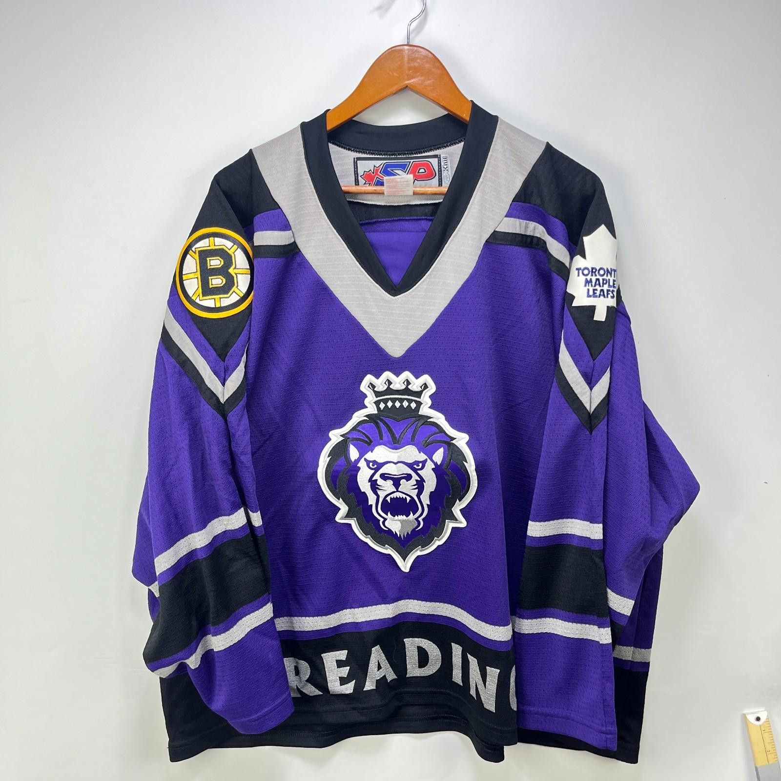 Sports Specialties Vintage 90s Reading Royals Bruins Maple Leafs Jersey XL Size ONE SIZE - 1 Thumbnail