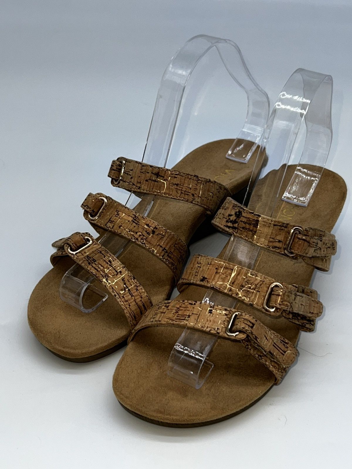 Vionic Vionic Women's Strappy Wedge Sandals Tan Size 8 Casual Size US 8 / IT 38 - 1 Thumbnail