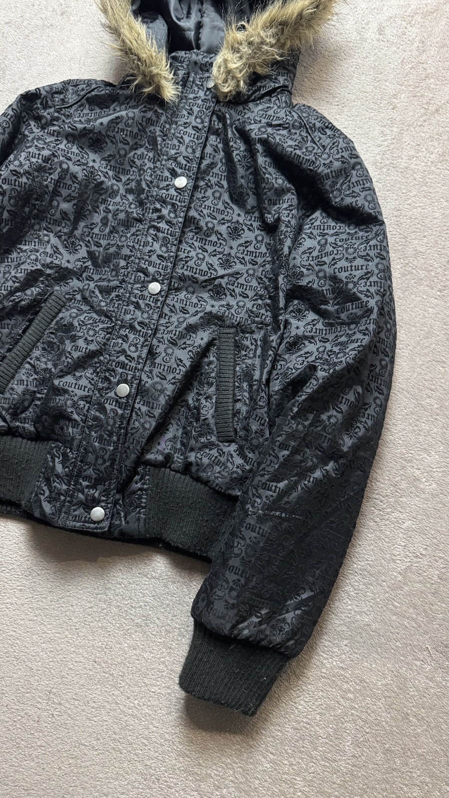 Vintage Y2K faux fur military jacket Ifsixwasnine Yohji LGB Goa vibe Size US M / EU 48-50 / 2 - 3 Thumbnail
