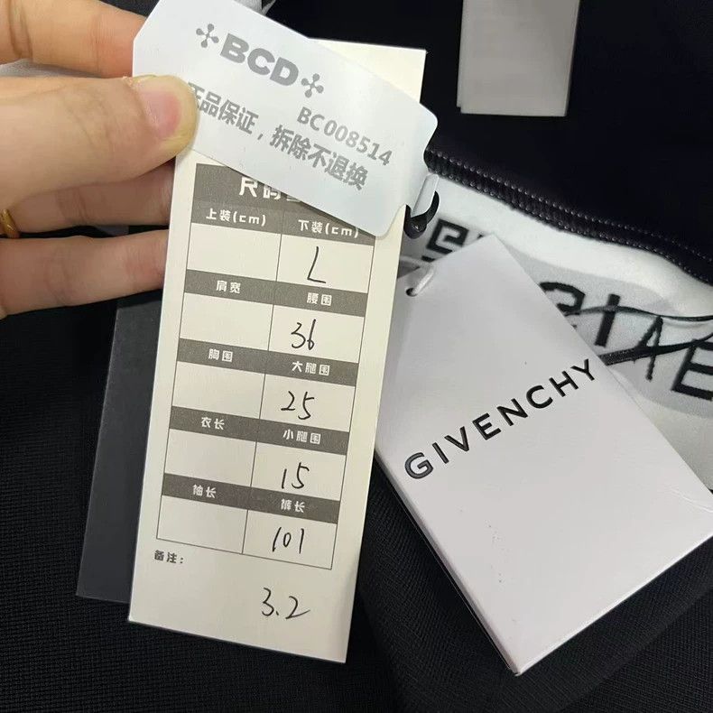 Givenchy Givenchy Size L Black Logo Underwear Tights Size US 28 / EU 44 - 6 Thumbnail