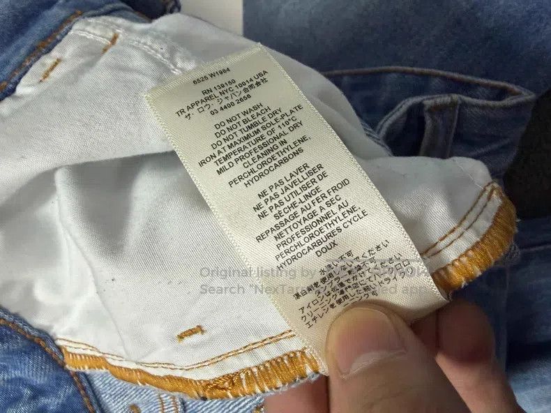 The Row The Row size 28 Washed Wide Leg Blue Jeans Size US 28 / EU 44 - 5 Thumbnail