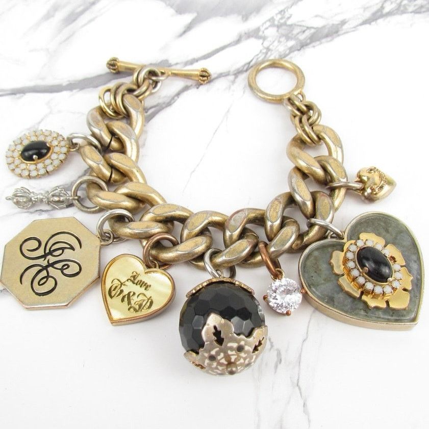 Juicy Couture Juicy Couture Rare Multi Charm Bracelet Size ONE SIZE - 1 Thumbnail