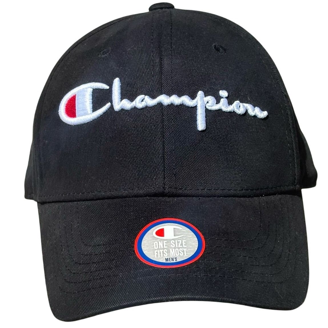 Champion Black Champion Men's Hat Size ONE SIZE - 1 Thumbnail