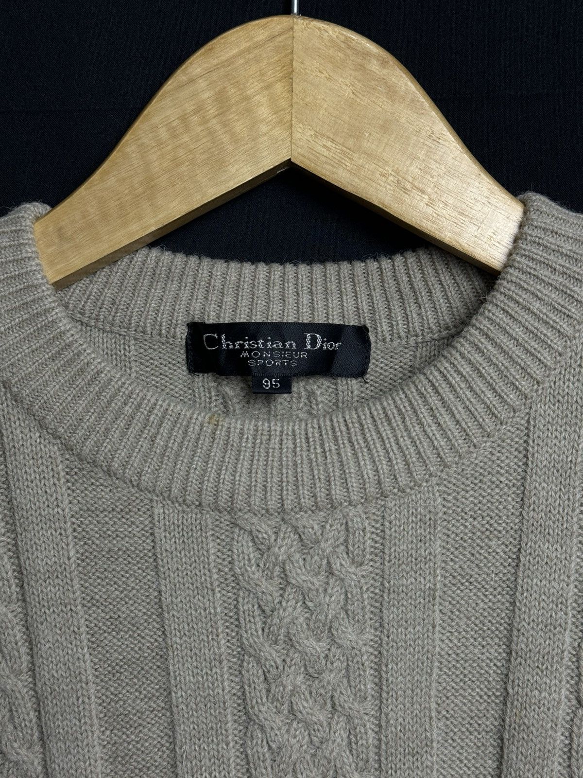 Christian Dior Monsieur Christian Dior Cable Sweater Size US M / EU 48-50 / 2 - 6 Thumbnail