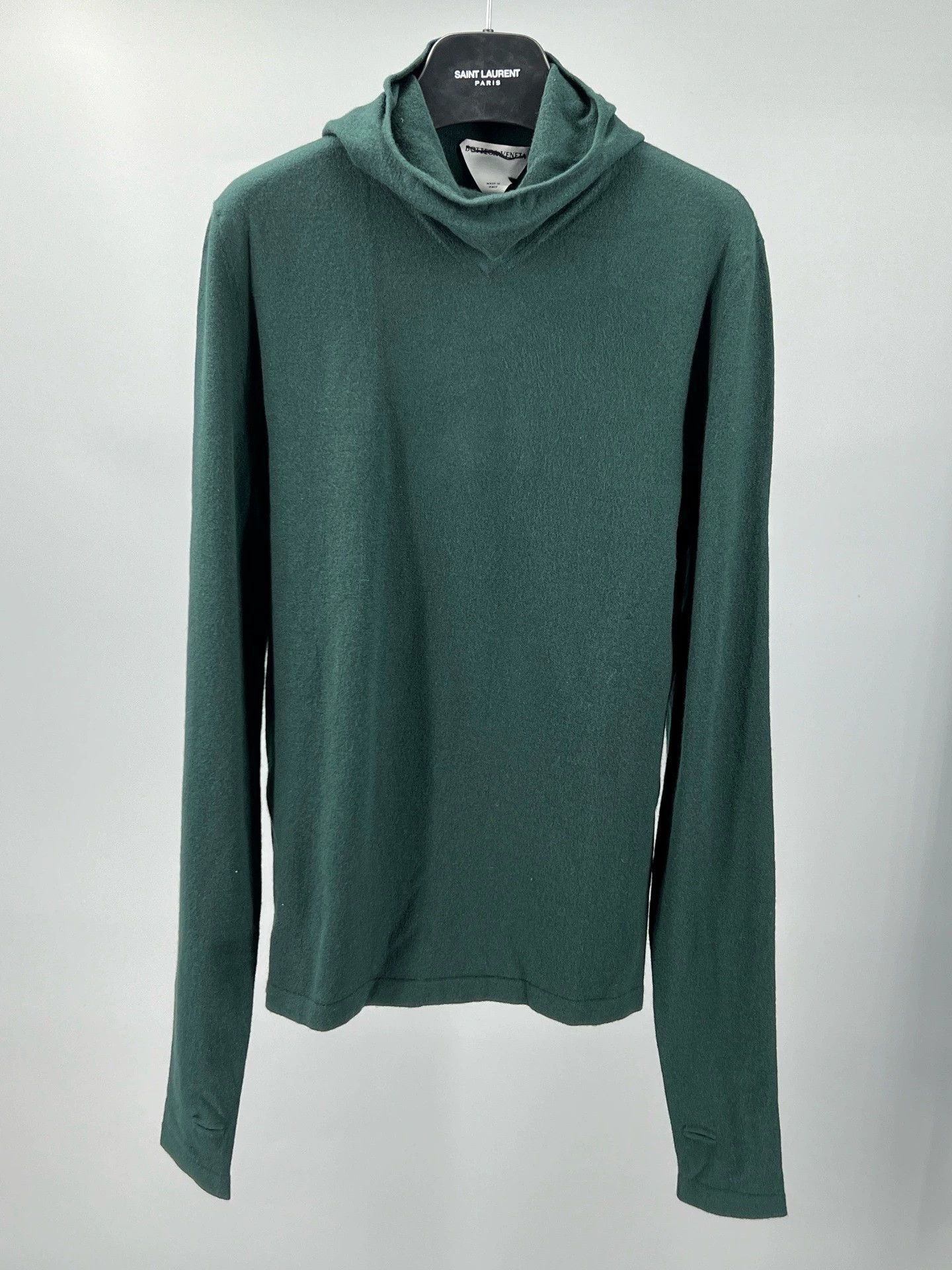 Bottega Veneta green cashmere blend turtleneck knit pullover Size US S / EU 44-46 / 1 - 1 Thumbnail