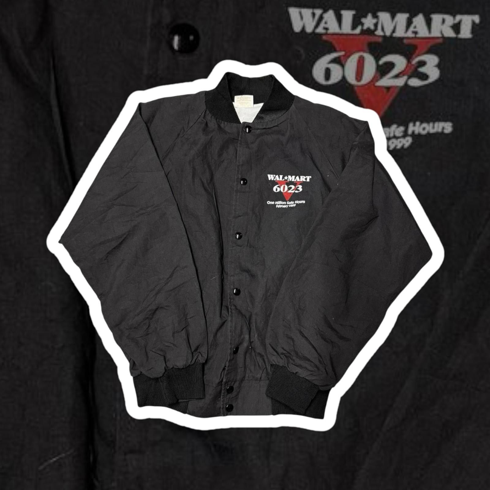 Auburn Sportswear Vintage Wal-Mart Safety First Bomber Jacket Size US L / EU 52-54 / 3 - 1 Thumbnail