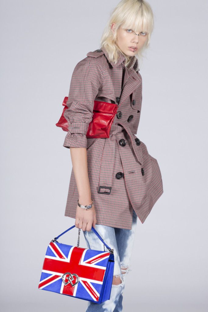 Dsquared2 DSQUARED2 Checkered Trench Coat Size XS / US 0-2 / IT 36-38 - 2 Thumbnail