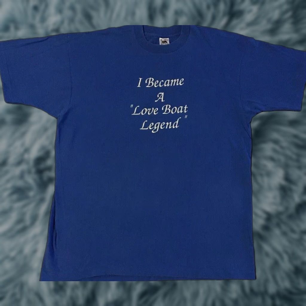 Vtg 90s Love Boat Legend Faded Princess Cruises Shirt XL Beach Surf Funny Grunge