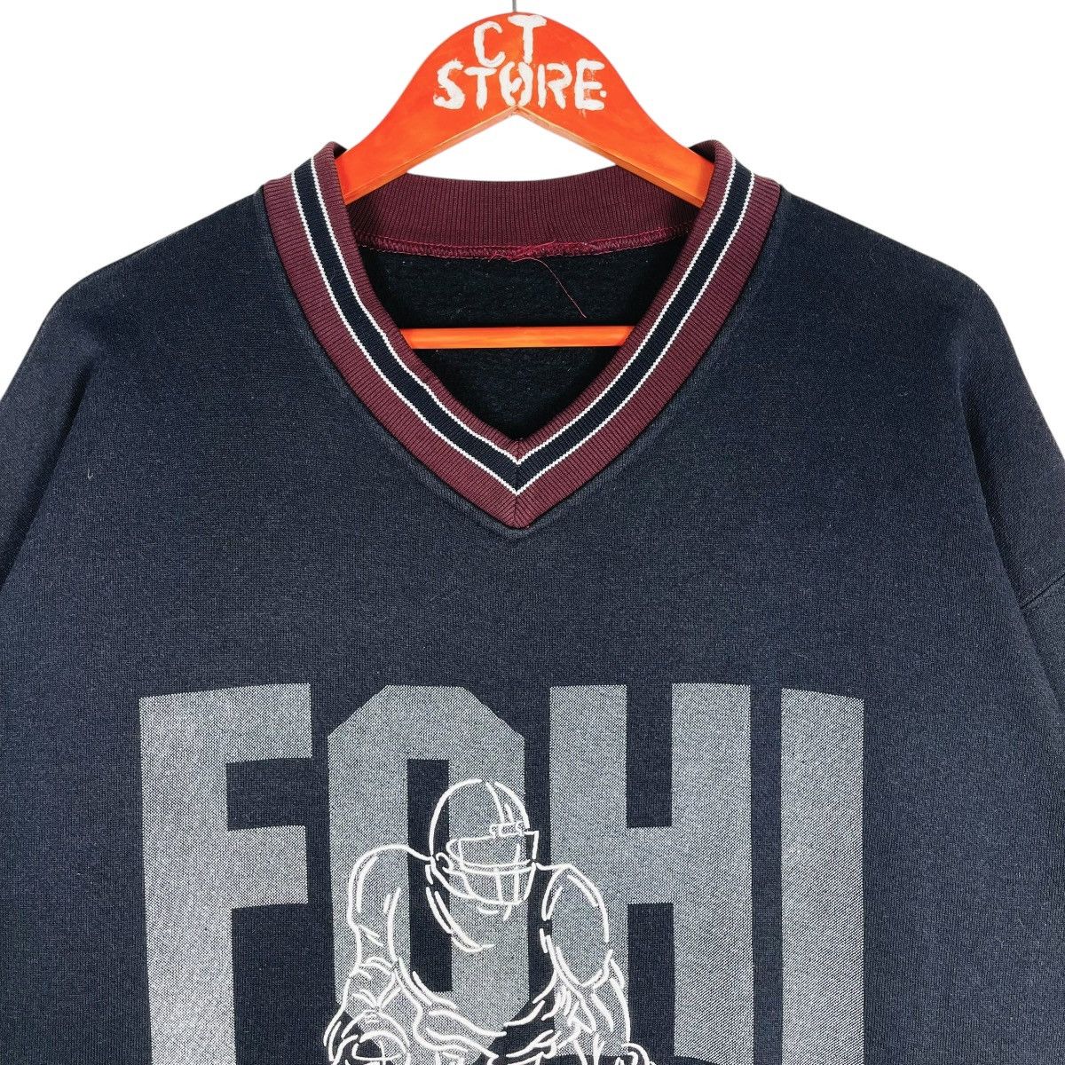 Vintage Vintage Fontana Steelers FOHI V Neck Sweatshirt Size L Size US L / EU 52-54 / 3 - 3 Thumbnail