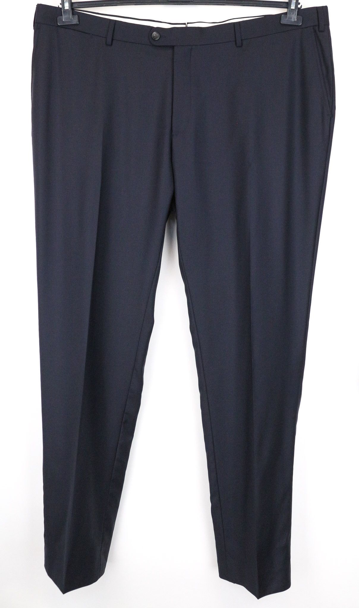 Suitsupply LAZIO UK54R Blue Wool Melange Slim Suit 75230 Size 54R - 7 Thumbnail