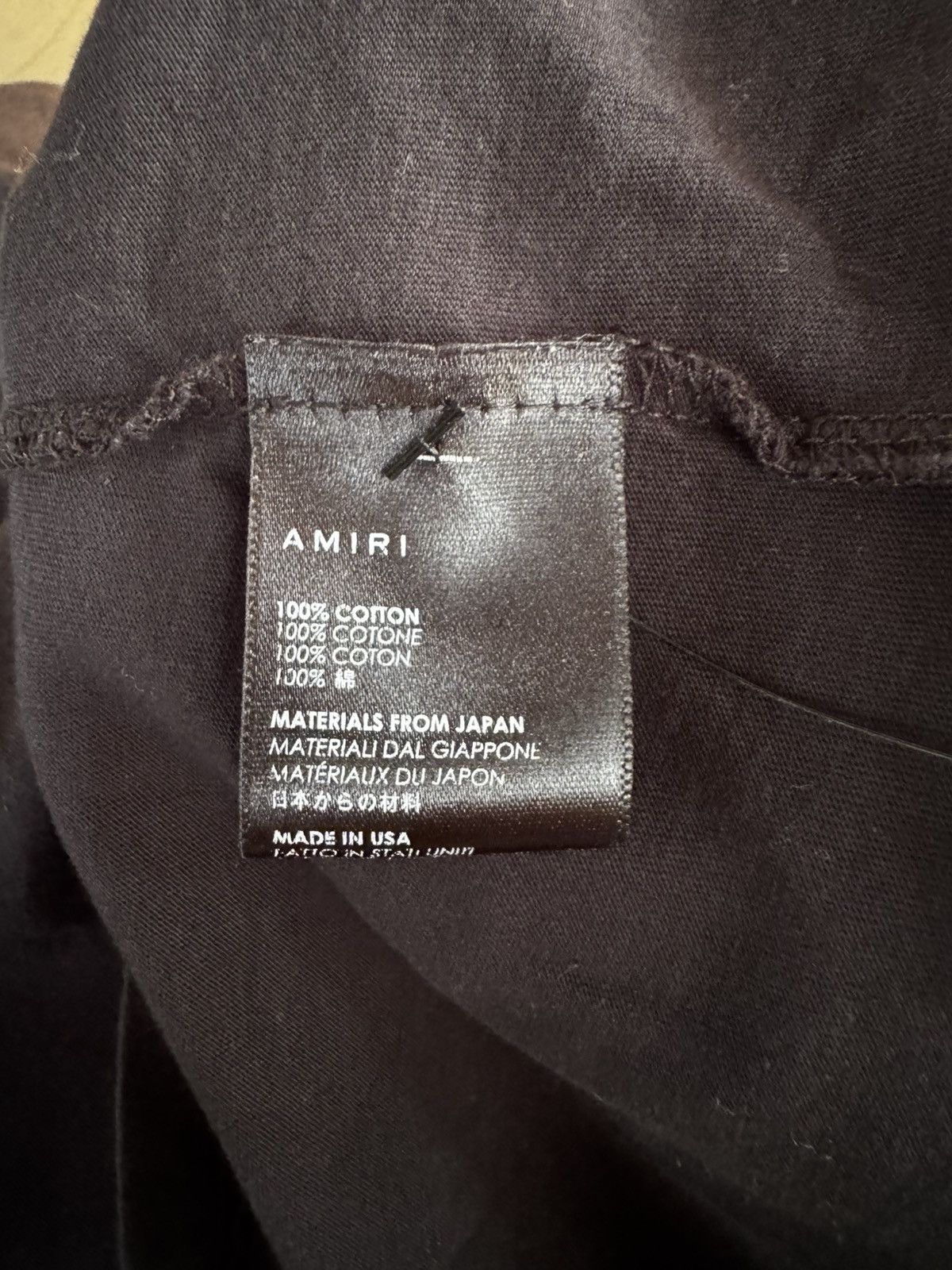 Amiri Love Me Black Tee Shirt Size US XS / EU 42 / 0 - 4 Thumbnail