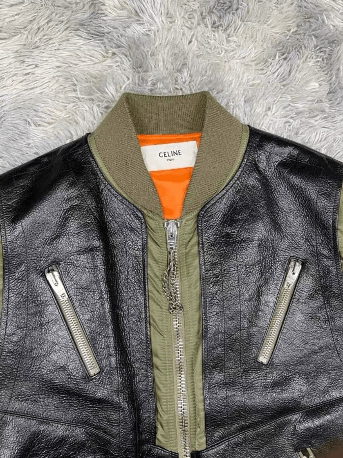 Celine Sz 48 Celine 22AW Leather Joint Bomber Size US M / EU 48-50 / 2 - 3 Thumbnail