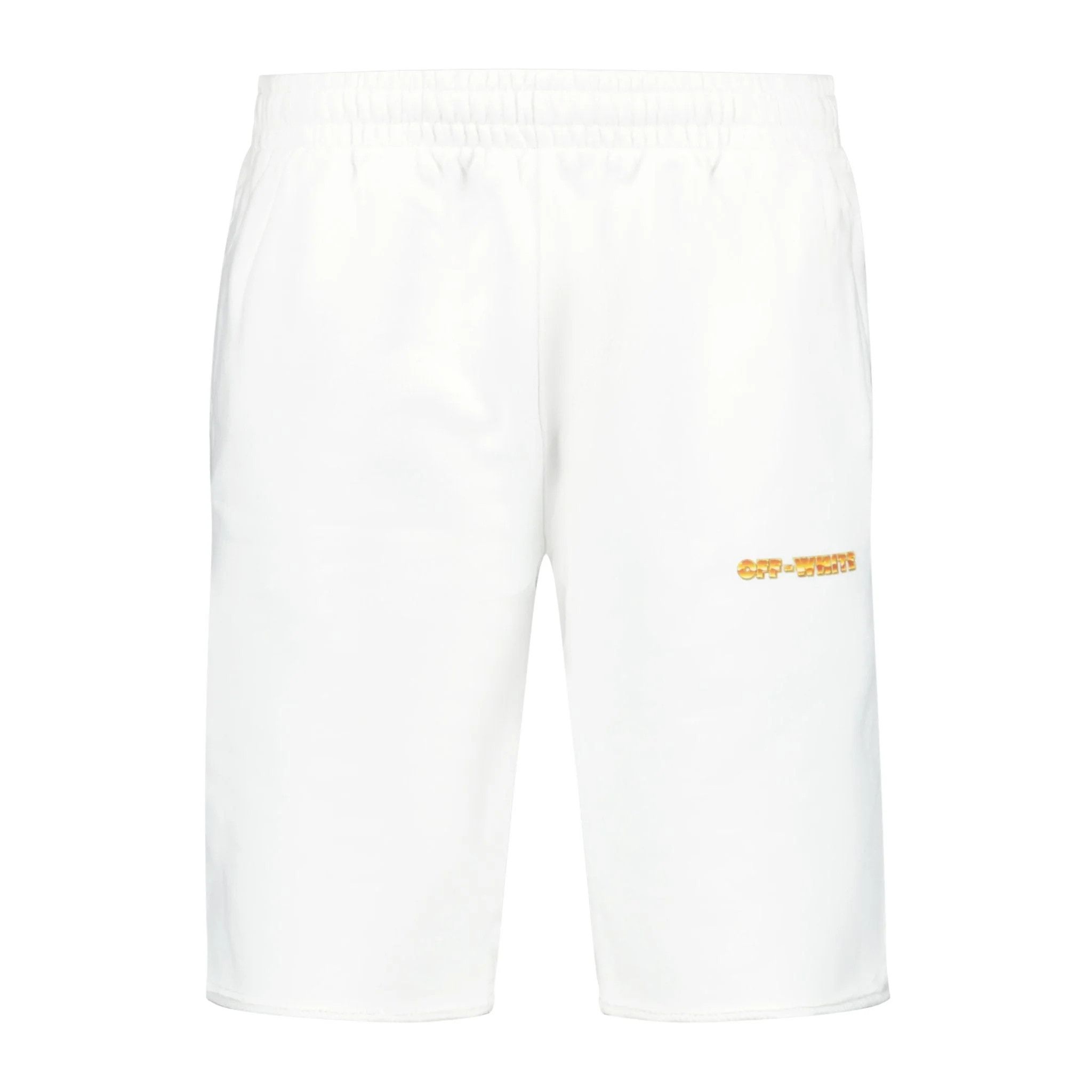 o1gr1nt0125 Orange Metal Arrow Short in White