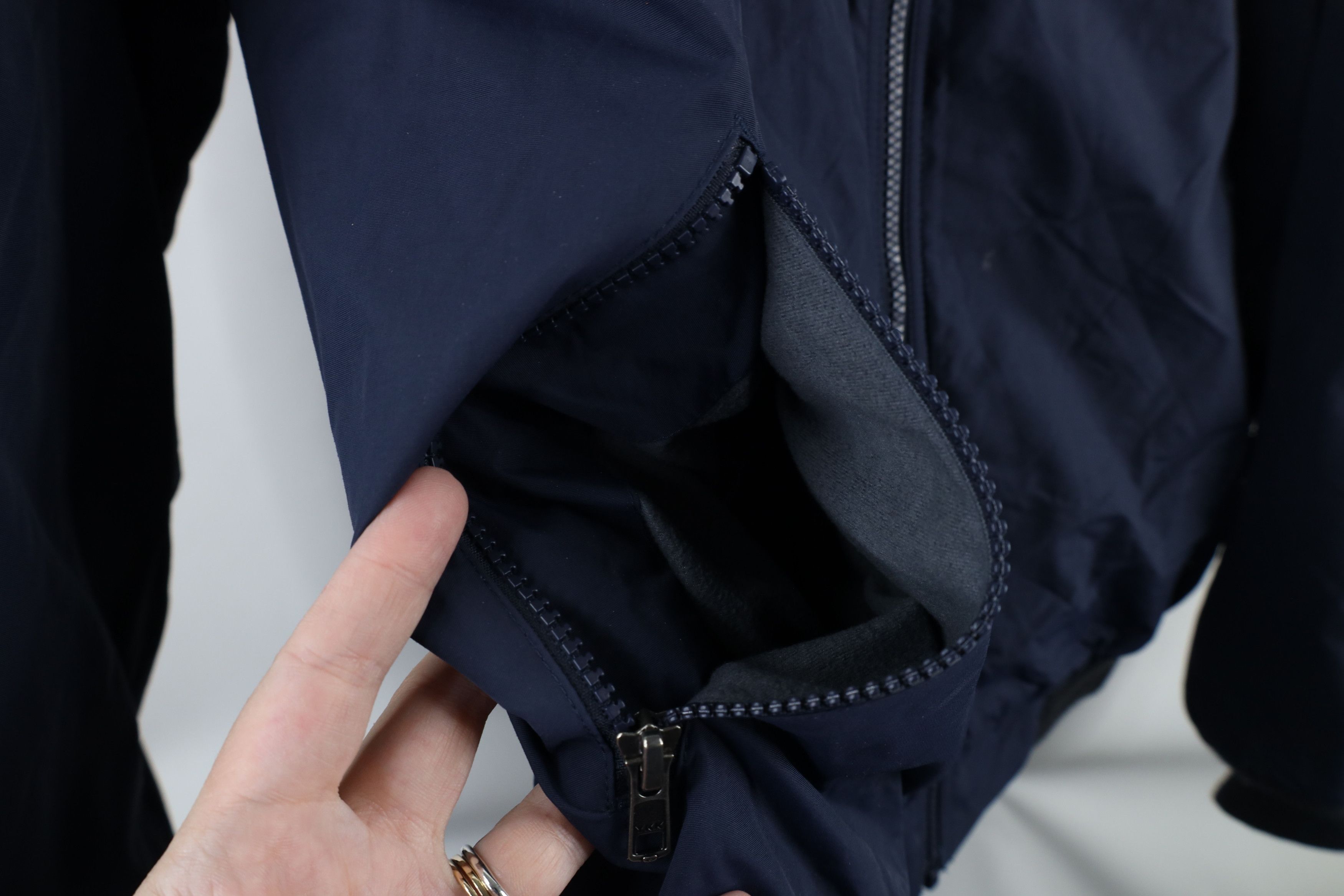 L.L. Bean × Vintage Vintage LL Bean Fleece Lined Full Zip Bomber Jacket Blue Size US M / EU 48-50 / 2 - 6 Thumbnail