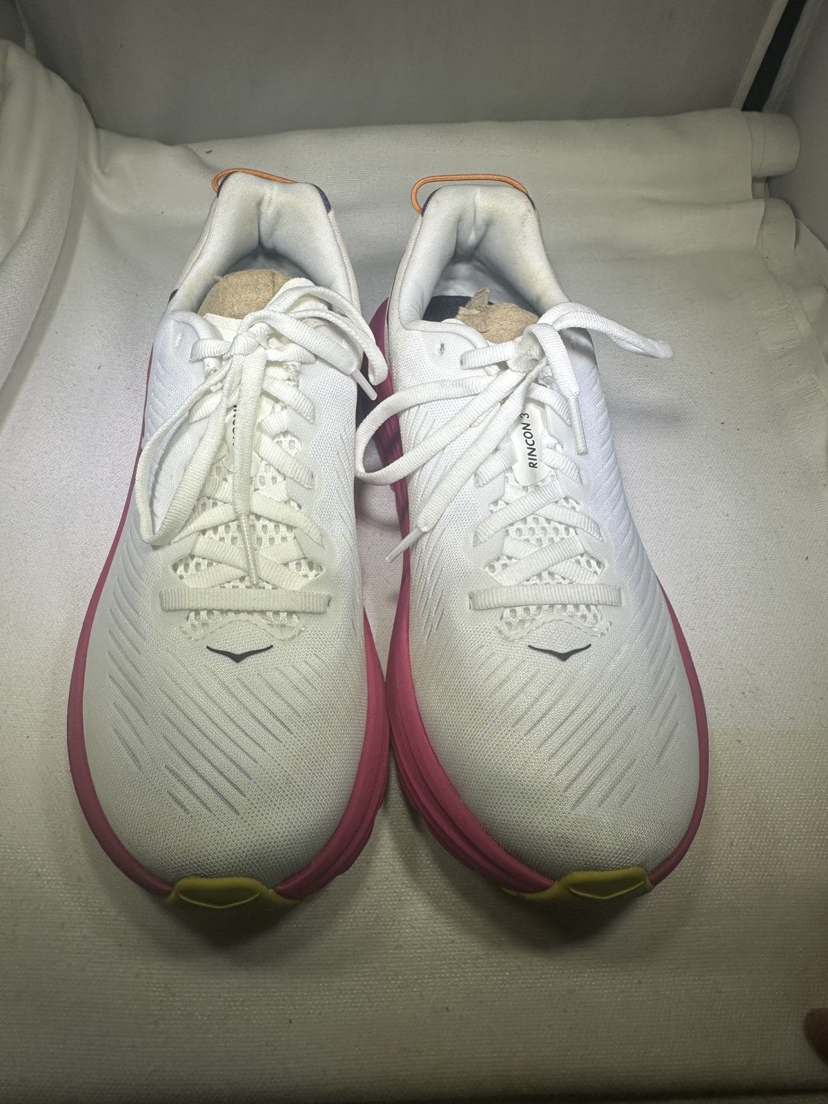 Hoka New Hoka Rincon 3 Synthetic Textile White Women's 7B Size US 7 / IT 37 - 2 Thumbnail