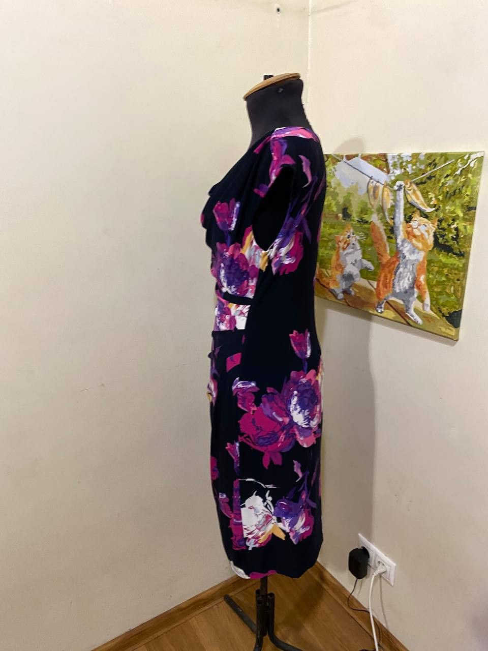 Lauren Ralph Lauren Lauren Ralph Lauren Floral Print Cap Sleeves Sheath Dress Size XL / US 12-14 / IT 48-50 - 5 Thumbnail