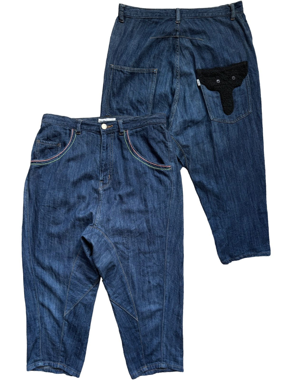 Issey Miyake × Japanese Brand × Ne-Net Vintage Issey Miyake Ne-Net Baggy Crotch Shorts Pants Size US 31 - 1 Thumbnail