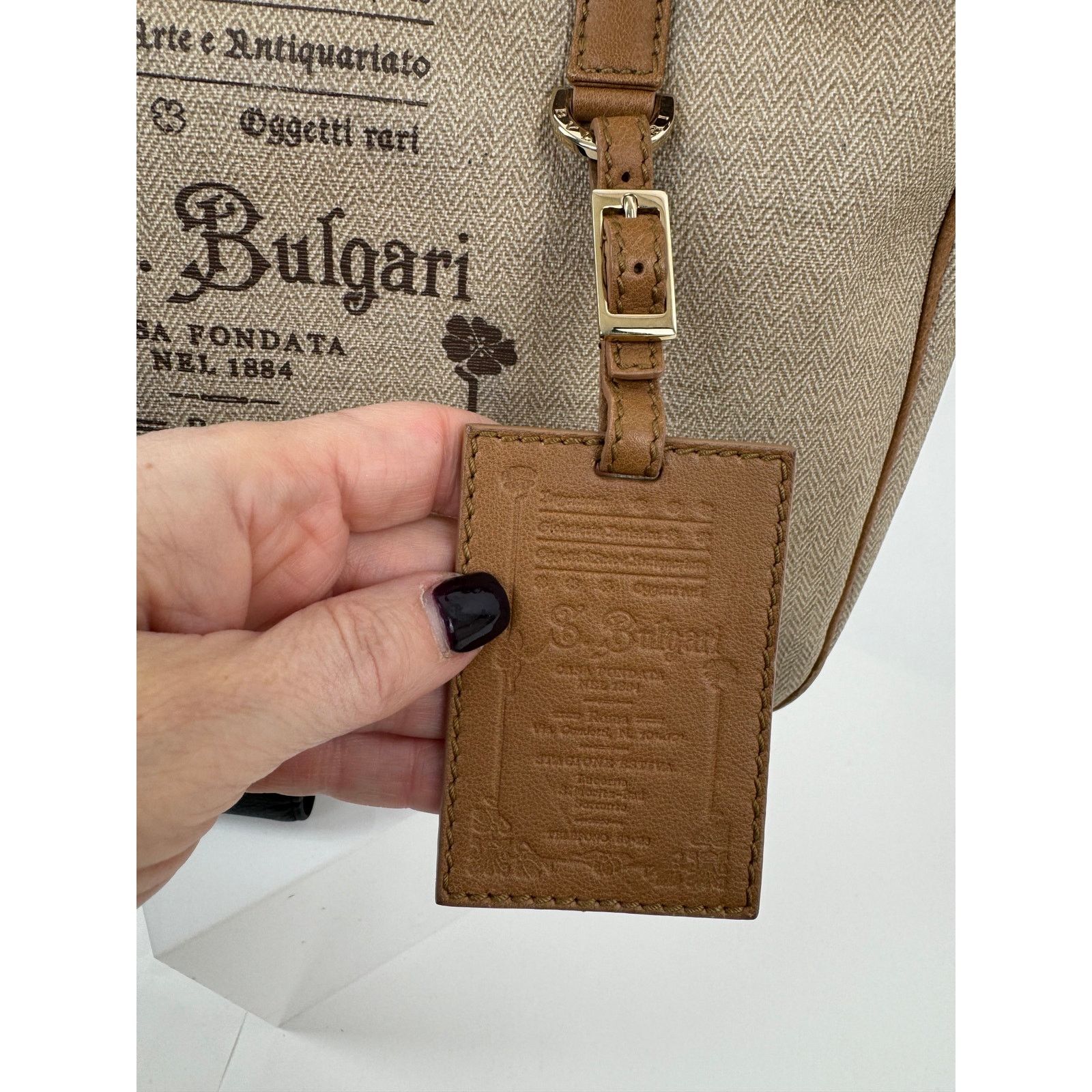Bvlgari Bulgari Speedy Type Bag Long Strap Matching Trifold Wallet Size ONE SIZE - 4 Thumbnail