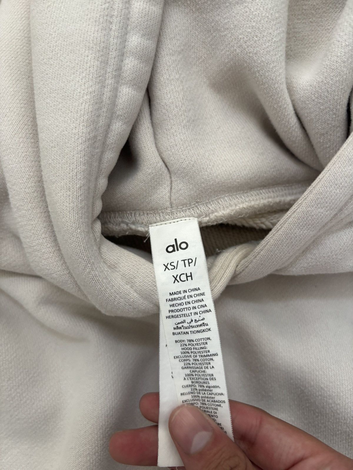 Alo Alo Yoga heavy weight Renown hoodie Size US 32 / EU 48 - 3 Thumbnail