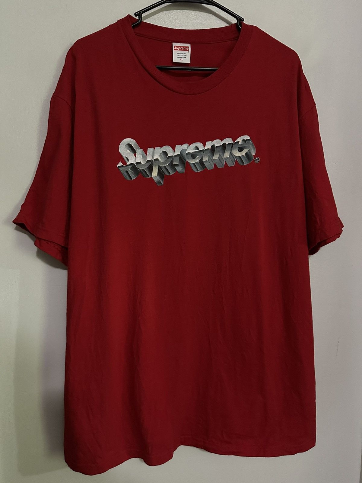 supreme chrome logo long sleeve t 値下げ不可 Supreme Chrome Logo L S Top (FW19) - $78