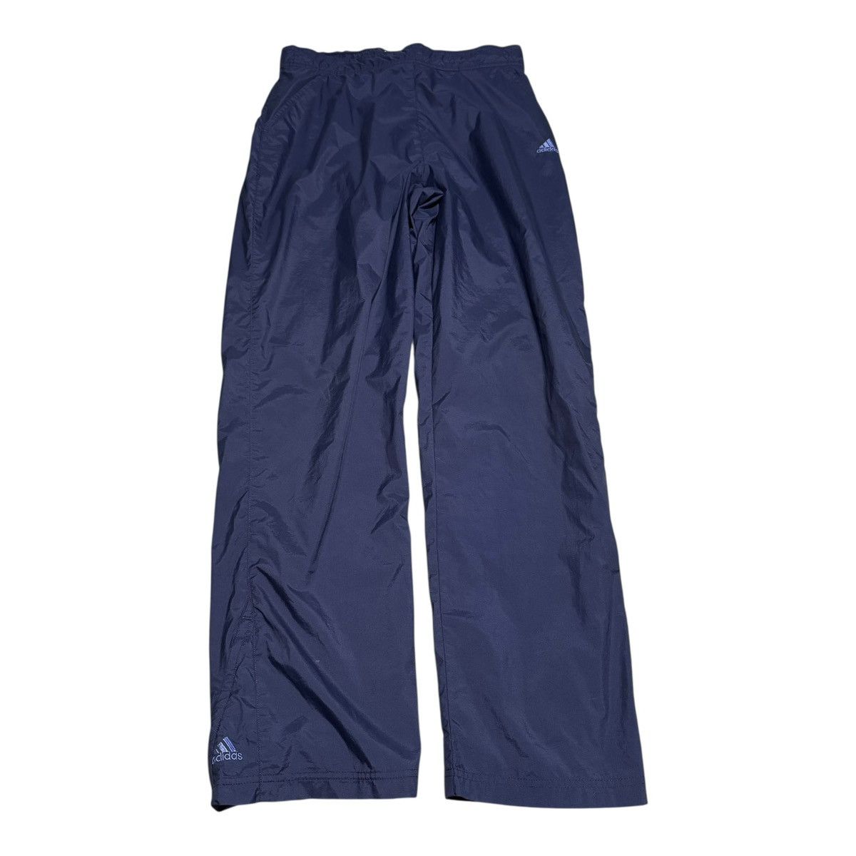 Adidas 2001 Adidas Nylon Navy Straight Leg Track Pants Men's Large Size US 30 / EU 46 - 2 Thumbnail