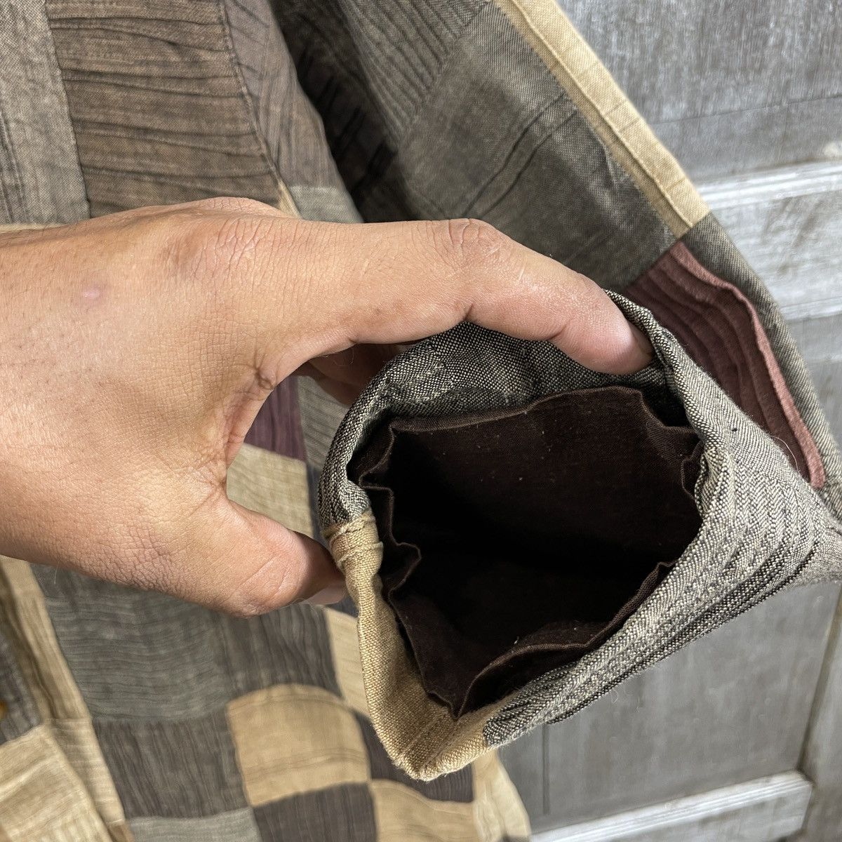 Japanese Brand × Vintage Vintage Japanese Traditional Patchwork Jacket Size US M / EU 48-50 / 2 - 10 Thumbnail