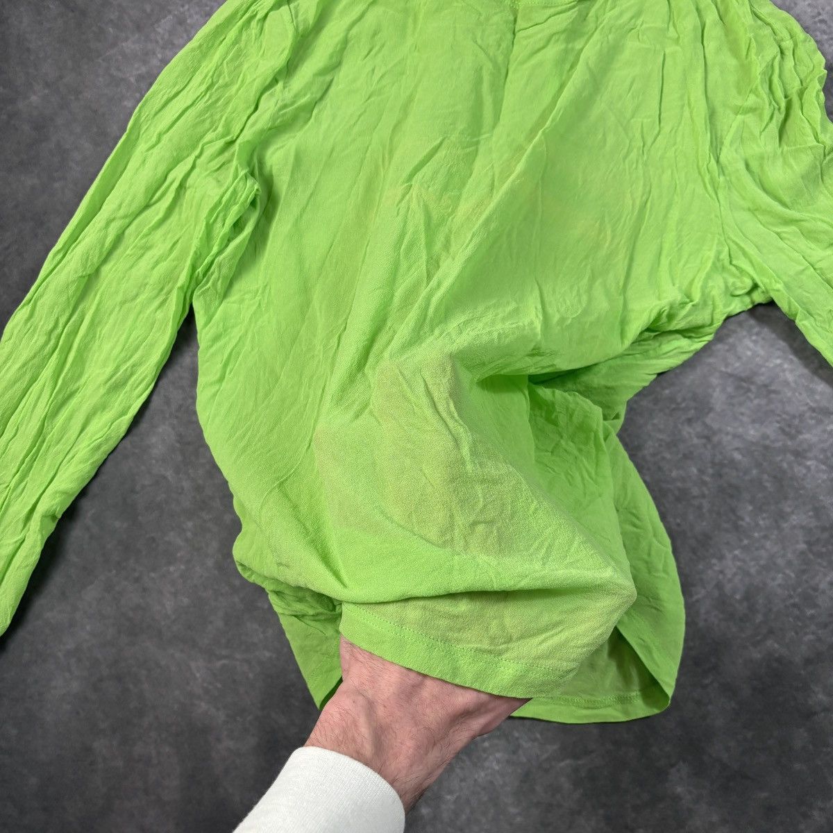 Versace × Vintage Vintage Gianni Versace Mesh Longsleeve Sheer Brat Viscose Size US S / EU 44-46 / 1 - 5 Thumbnail