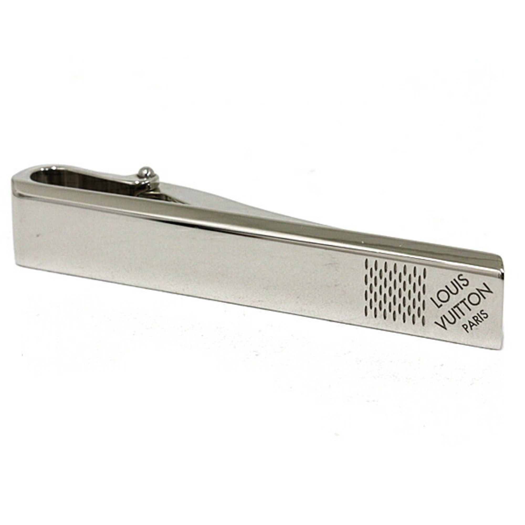 Louis Vuitton Louis Vuitton Damier Tie Clip, Silver, M61976 Size ONE SIZE - 1 Thumbnail