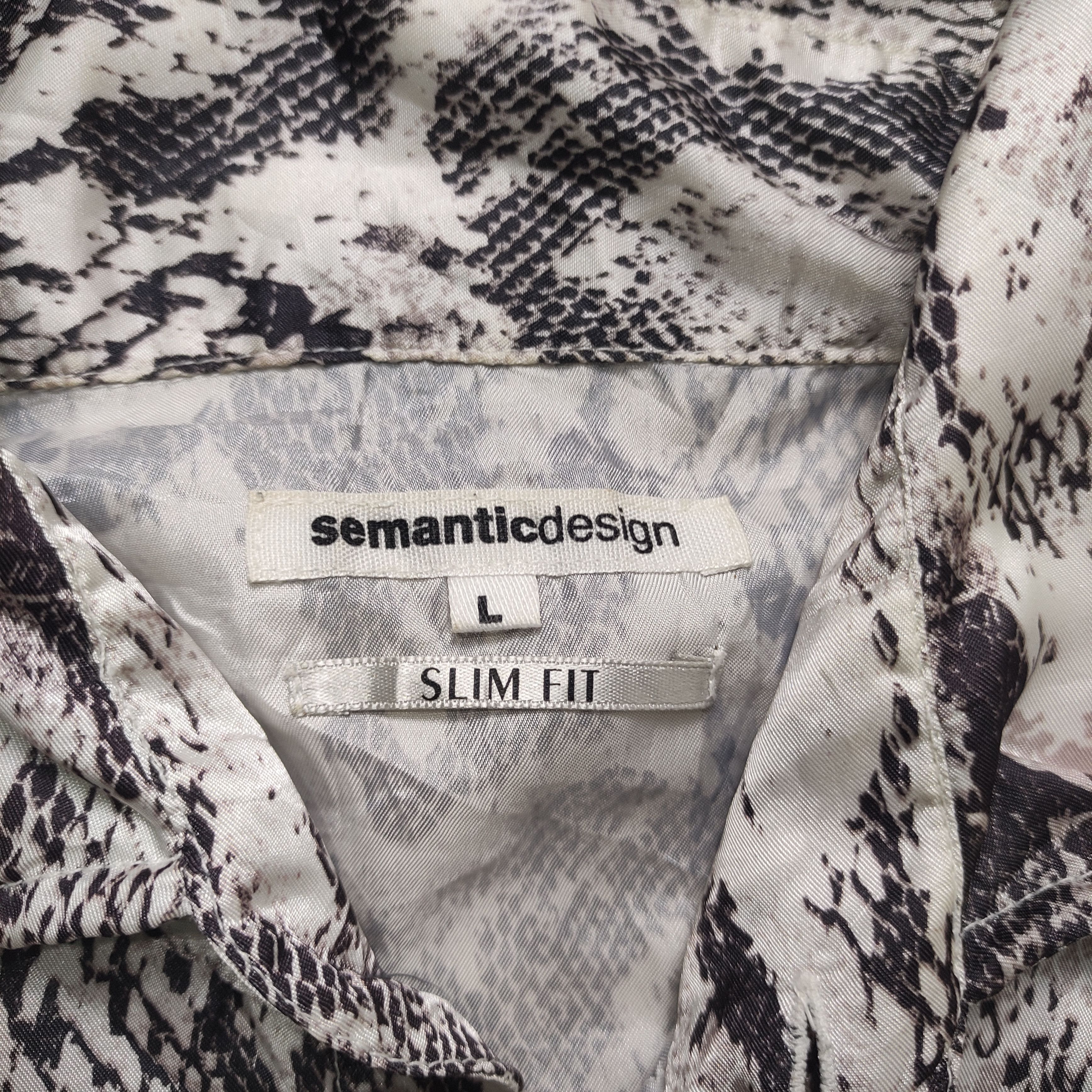 If Six Was Nine × Tornado Mart × Yasuyuki Ishii Semantic Design Snake Skin Shirt – Japanese Brand Size US L / EU 52-54 / 3 - 5 Thumbnail