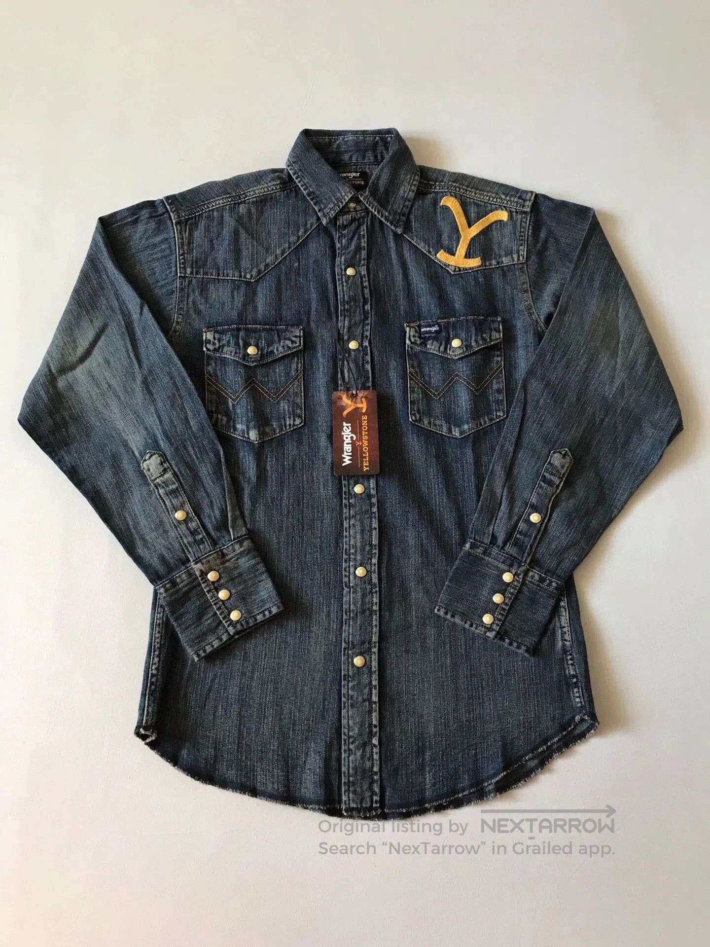 Wrangler Wrangler x Yellowstone Western Denim Shirt. Size US S / EU 44-46 / 1 - 1 Thumbnail