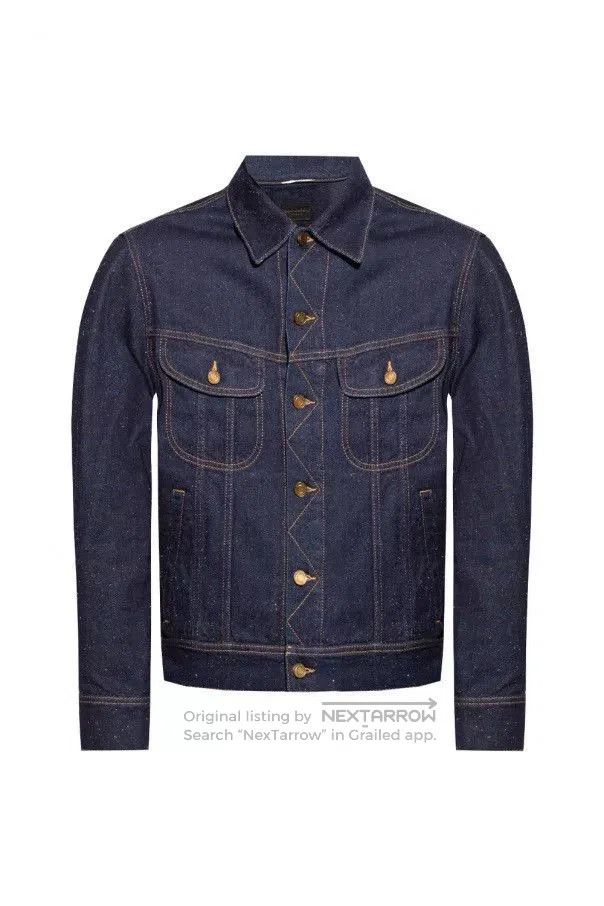 Saint Laurent Paris Saint Laurent Dark Blue Denim Jacket. Size US S / EU 44-46 / 1 - 3 Thumbnail