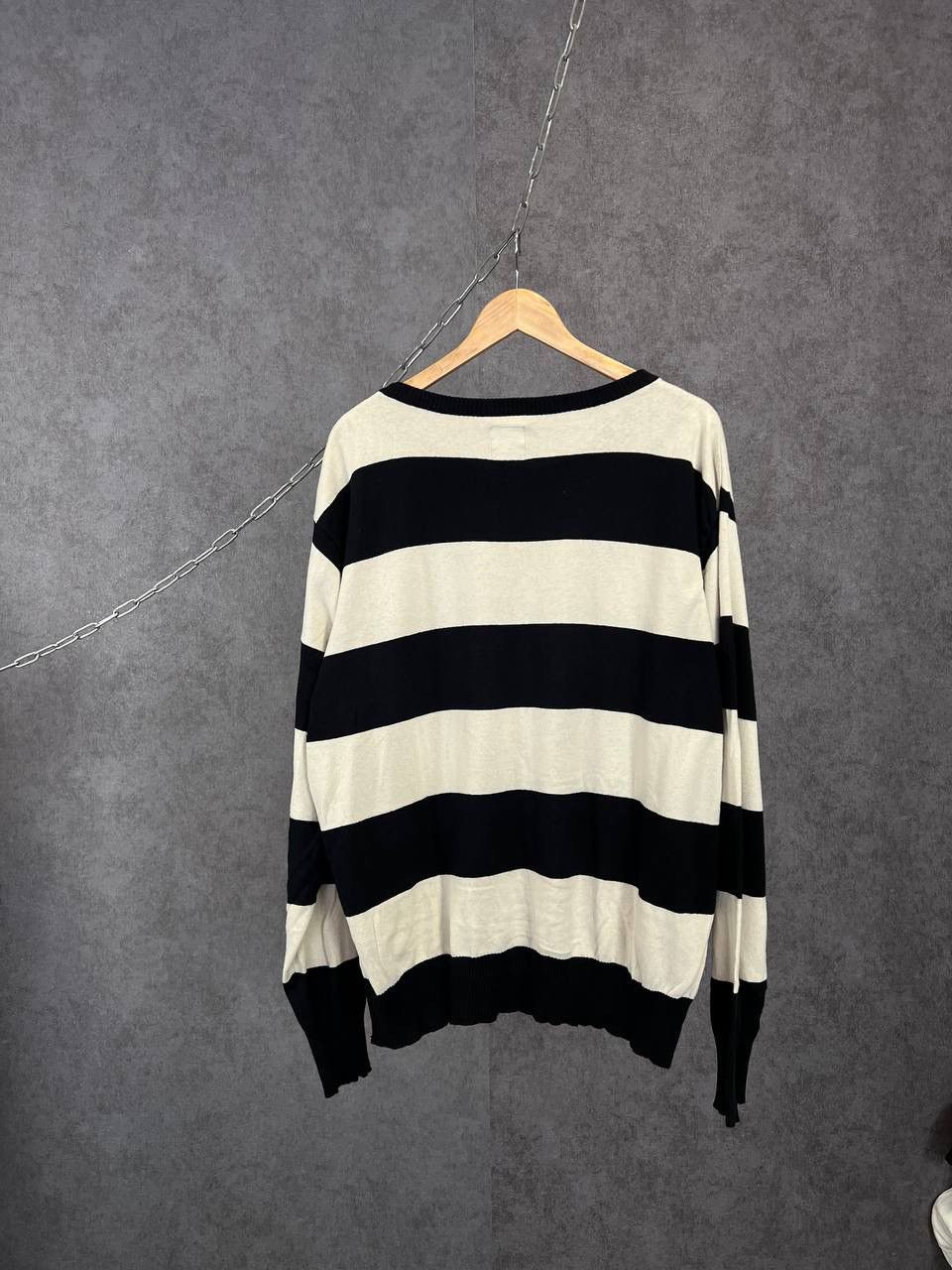 Atticus Atticus designer pocket striped sweatshirt Size US XXL / EU 58 / 5 - 6 Thumbnail
