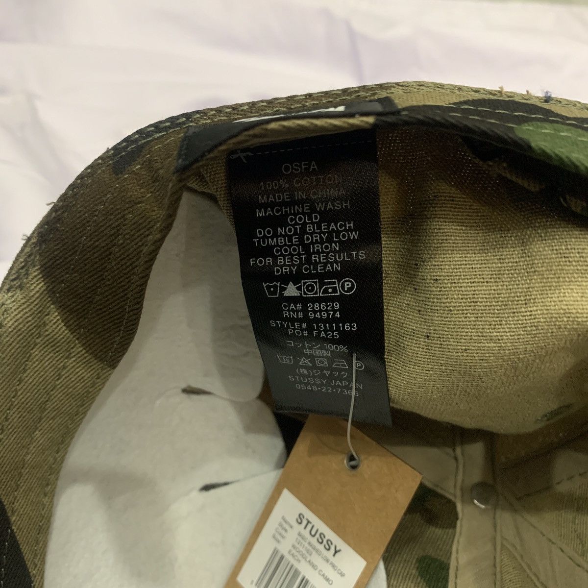 Stussy Stussy Basic Washed Low Pro Cap Size ONE SIZE - 6 Thumbnail