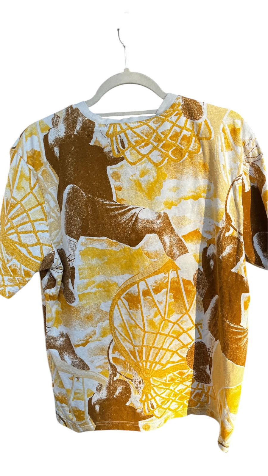 Adidas Adidas Selects Summer Edtion Yellow and Brown Basketball Tee Size US L / EU 52-54 / 3 - 3 Thumbnail