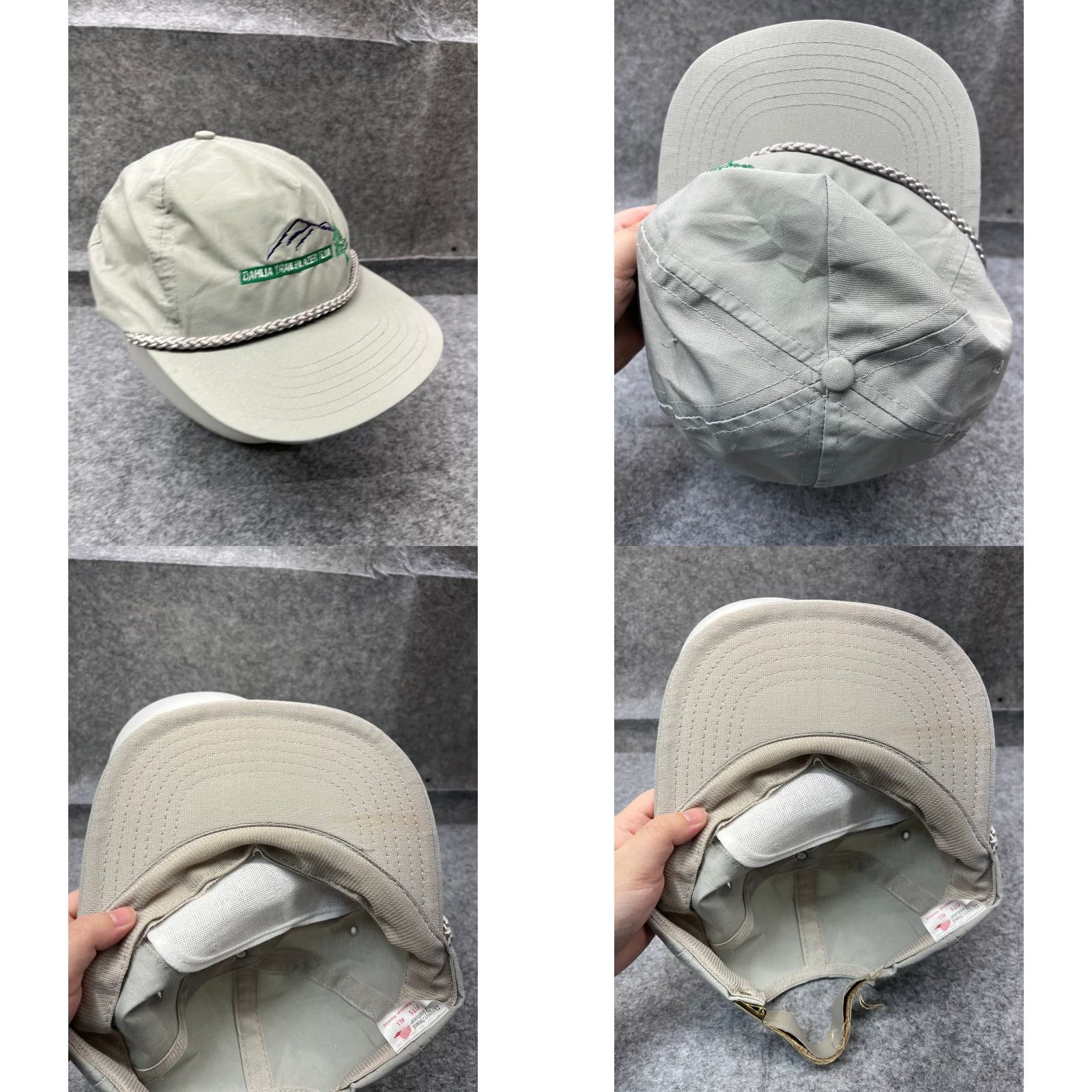 Vintage Dahlia Trailblazer Team Hat Cap Snap Back Adult Gray Cotton Poly 90s Size ONE SIZE - 8 Thumbnail