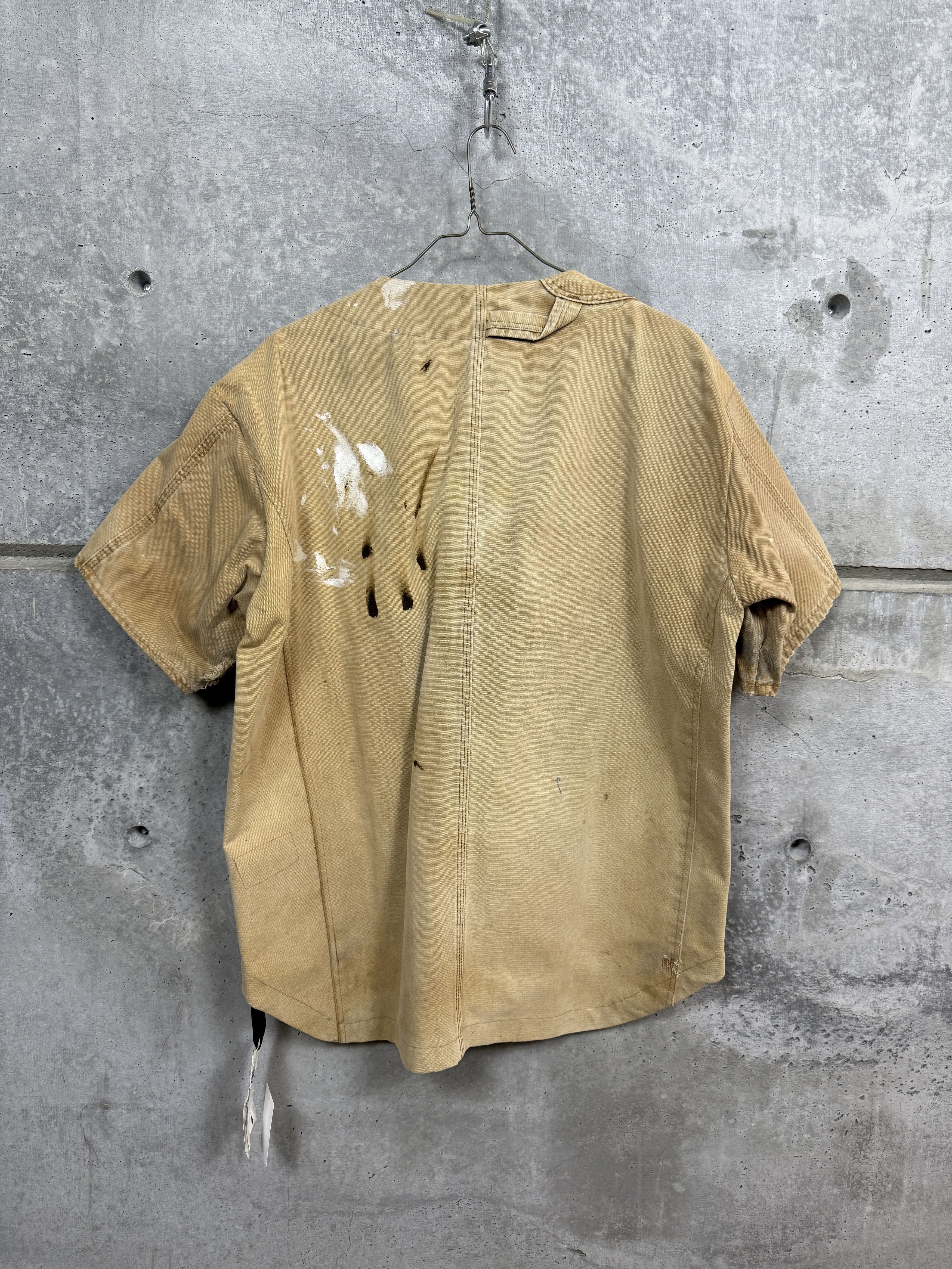 Greg Lauren $1250 Greg Lauren Tan Baseball Shirt Size US L / EU 52-54 / 3 - 8 Thumbnail
