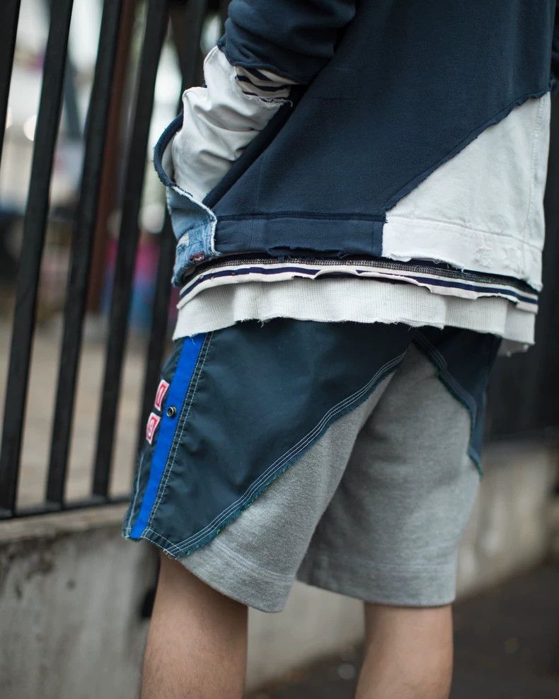 Greg Lauren Greg Lauren Nylon patchwork shorts Size US 38 / EU 54 - 1 Thumbnail