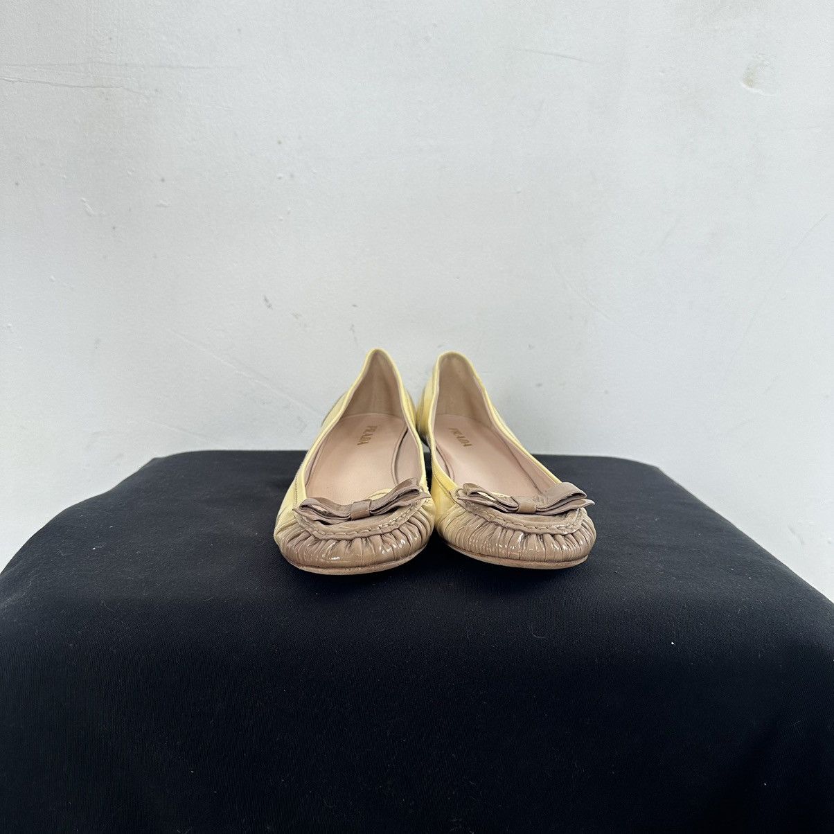 Prada Prada small heel Ballet Flats Shoes Vintage 2000s Retro Rare Size US 8 / IT 38 - 3 Thumbnail
