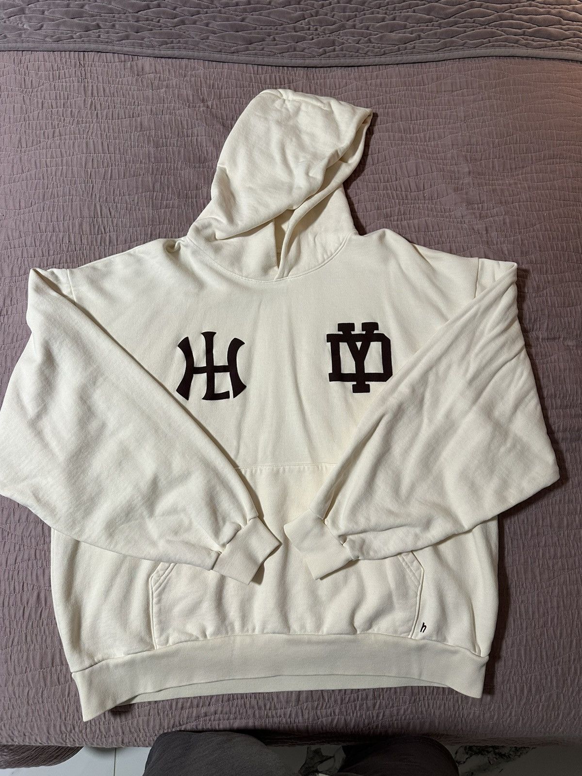 Holiday Brand HL DY Holiday Hoodie Ecru Grailed