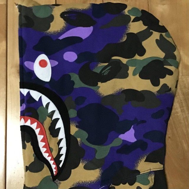 Bape × Heron Preston HERON PRESTON × BAPE CAMO Shark Full Zip Hoodie BAPE STA Size US S / EU 44-46 / 1 - 5 Thumbnail