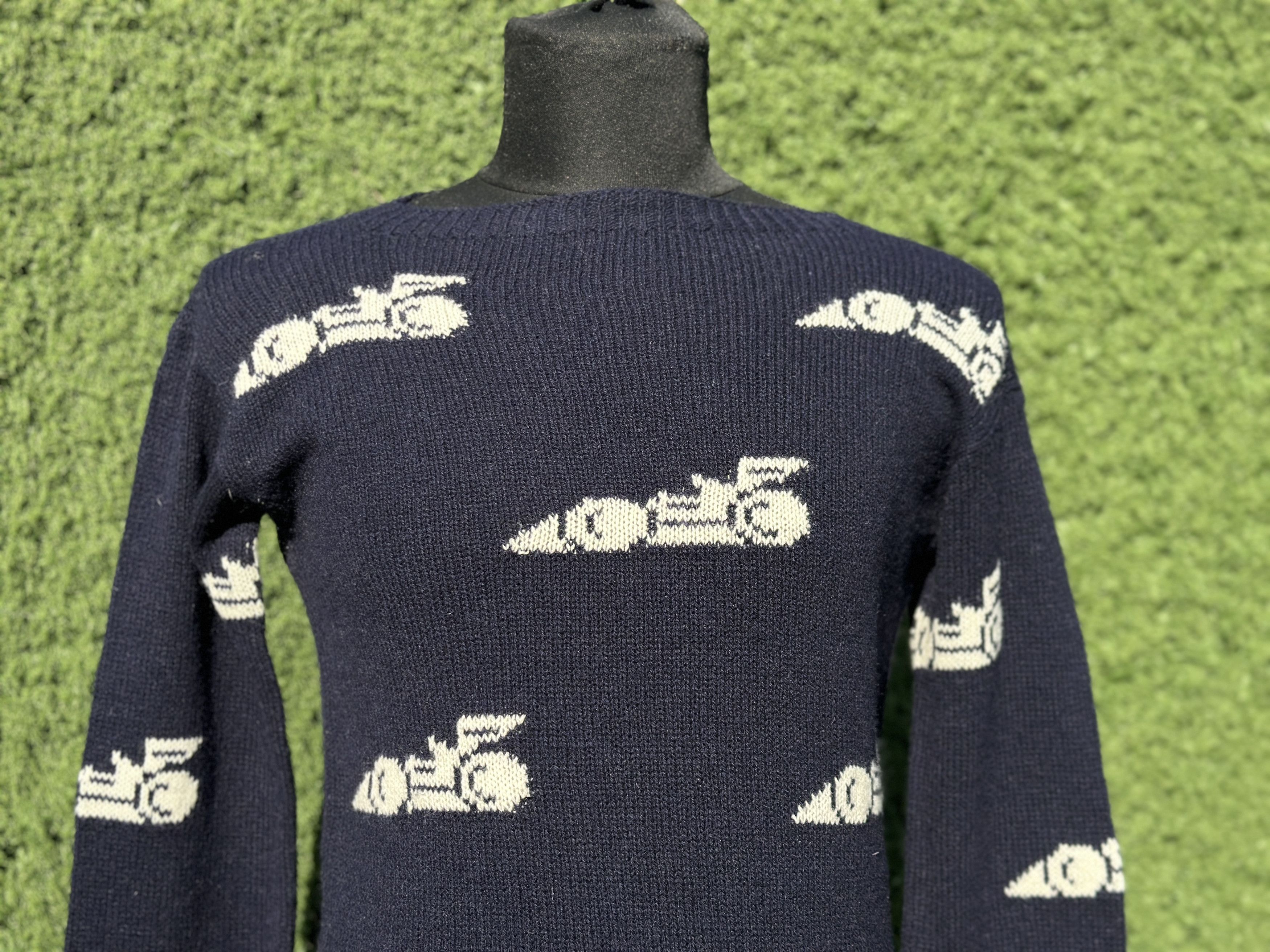 Prada Prada Shetland Wool Knit Sweater IT 50 Unique Construction Size US M / EU 48-50 / 2 - 4 Thumbnail