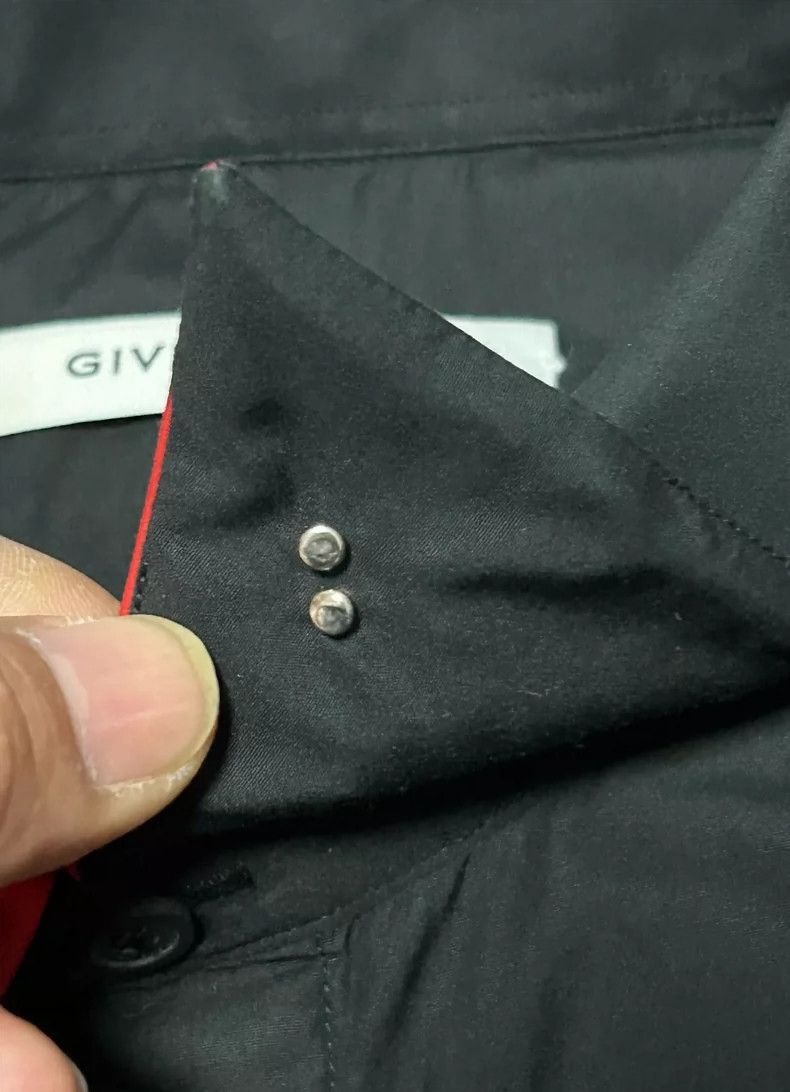 Givenchy Givenchy Shirt, Black Classic Five-pointed Star Rivet Deco Size US XL / EU 56 / 4 - 3 Thumbnail