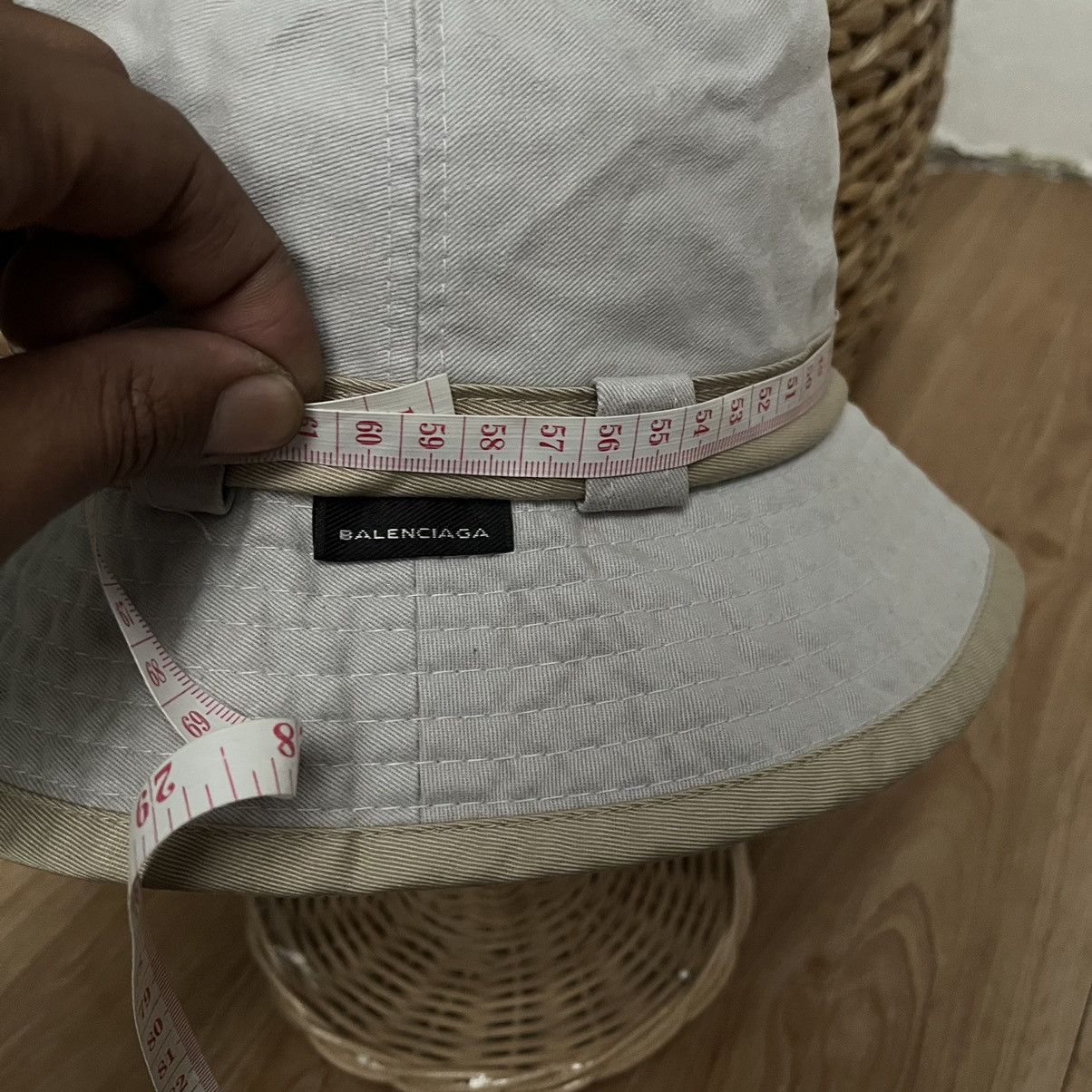 Balenciaga × Vintage Vintage 90s Balenciaga Bucket Hat Size ONE SIZE - 7 Thumbnail