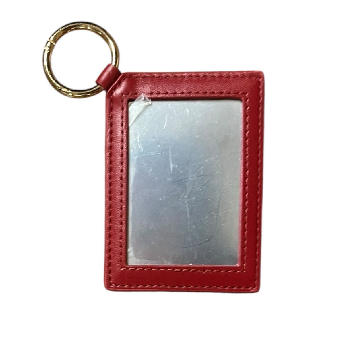 Yves Saint Laurent Yves St Laurent Mirror Keychain Red Gold Logo Compact Mirror Size ONE SIZE - 2 Thumbnail