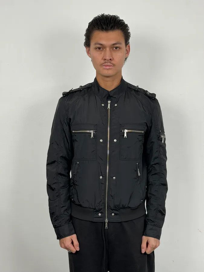 John Richmond 2000s John Richmond Black UK Flag Bomber Jacket Size US M / EU 48-50 / 2 - 4 Thumbnail