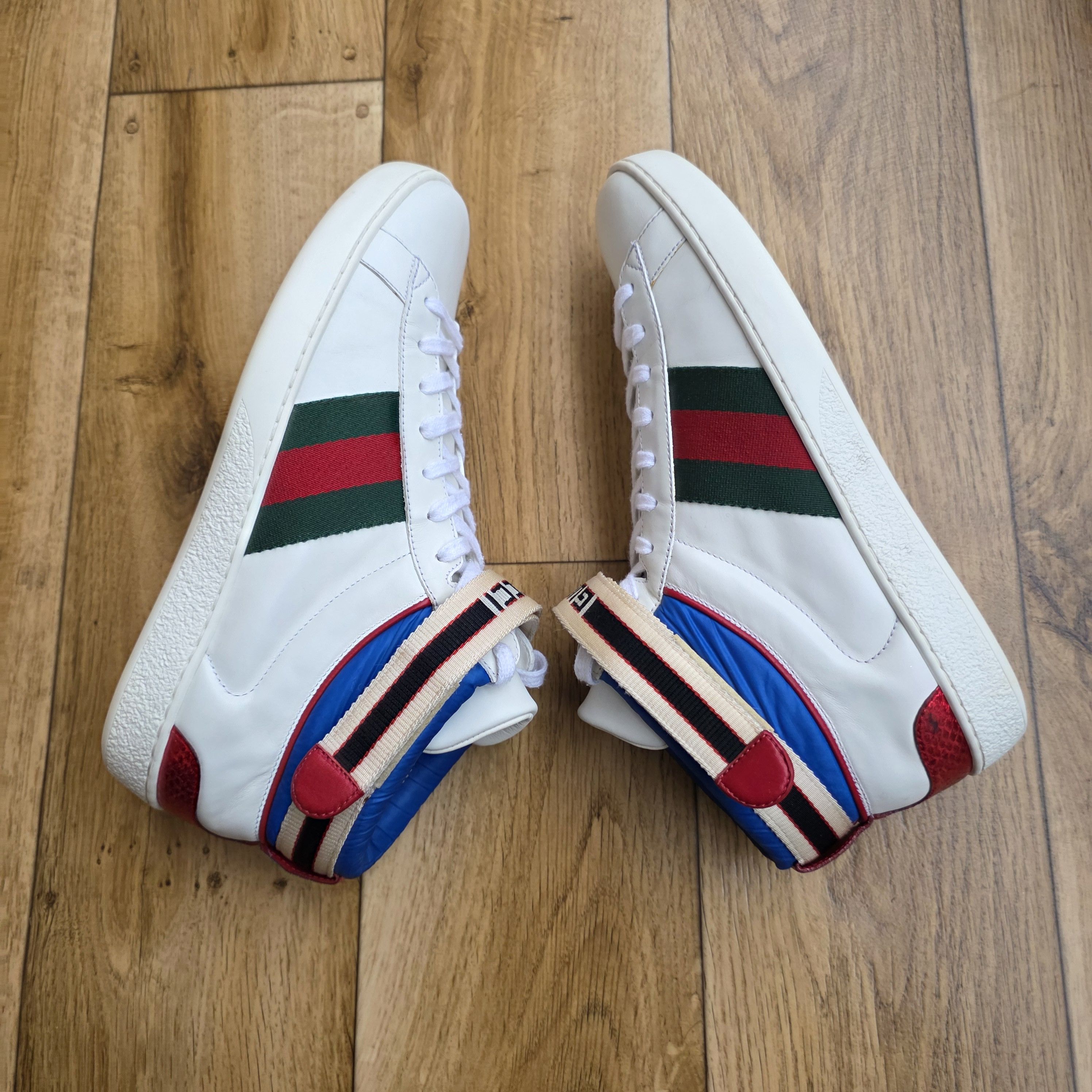 Gucci GUCCI ACE HIGH TOP TRAINERS Size US 9 / EU 42 - 13 Thumbnail